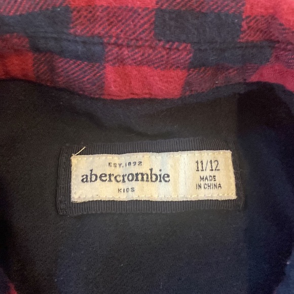 Abercrombie buffalo plaid button down - Picture 2 of 3